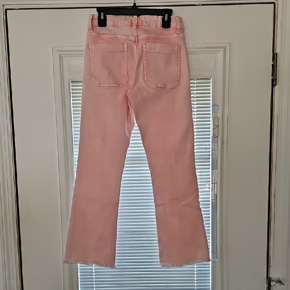 Stylish Pink Flare Jeans for Women - Picture 4 of 4